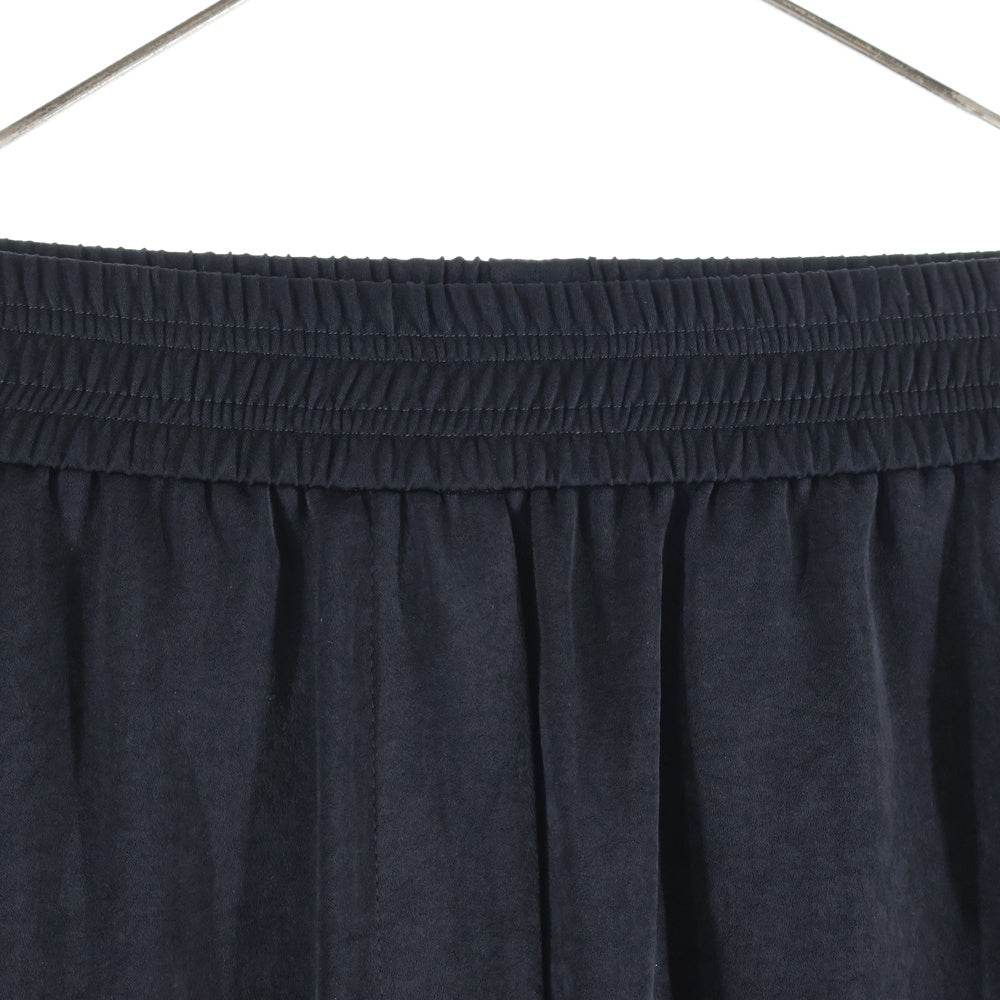 theory luxe(セオリー リュクス) WASHABLE SATIN ウォッシャブル サテン ジョガーパンツ ブラック レディース 03-0306431-050-036