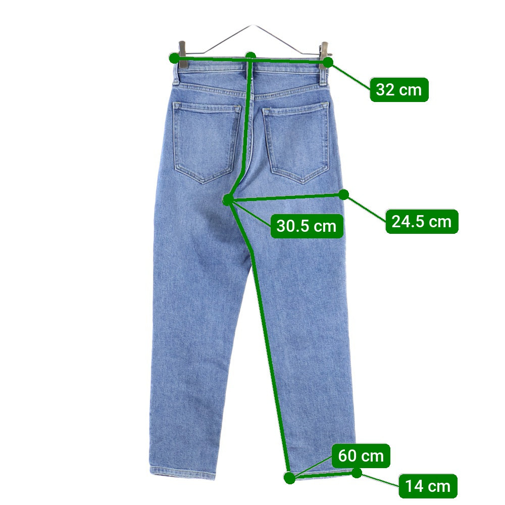 BANANA REPUBLIC(バナナリパブリック) ジップフライ ストレートデニムパンツ レディース インディゴ 550647