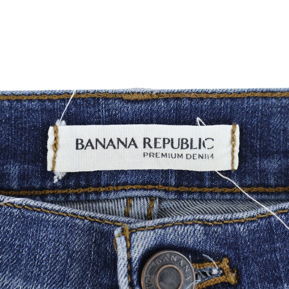 BANANA REPUBLIC(バナナリパブリック) ジップフライ スキニーデニムパンツ レディース インディゴ 404640