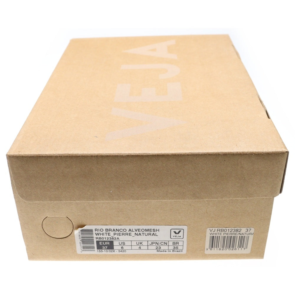 VEJA(ヴェジャ) RIO BRANCO ALVEOMESH リオ ブランコ アルヴェオメッシュ ローカットスニーカー レディース US6/23cm ホワイト/ベージュ RB012382A