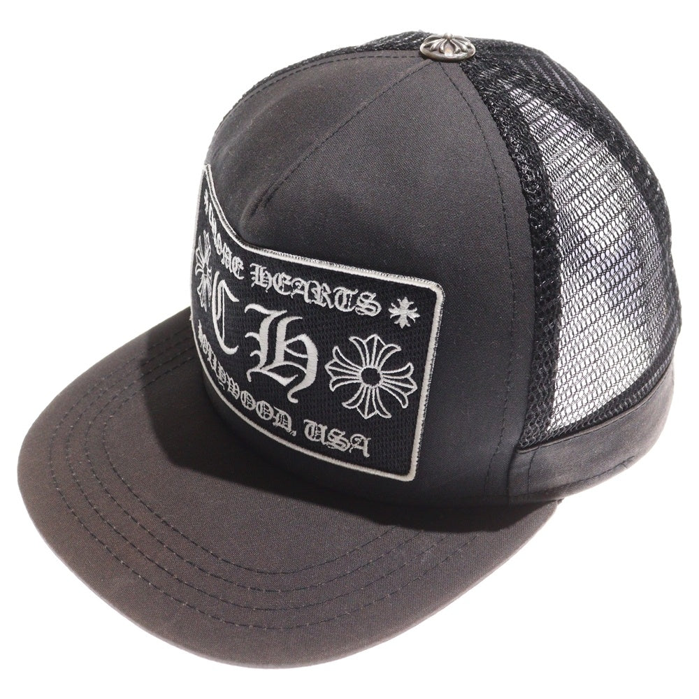 CHROME HEARTS(クロムハーツ) CH PATCH TRUCKER MESHCAP CHパッチ トラッカー メッシュキャップ 帽子 ブラック