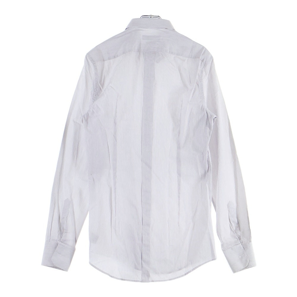 DOLCE & GABBANA(ドルチェアンドガッバーナ) GOLDライン 総柄 長袖ドレスシャツ ホワイト/ブルー/レッド G5BN5T FR5RZ