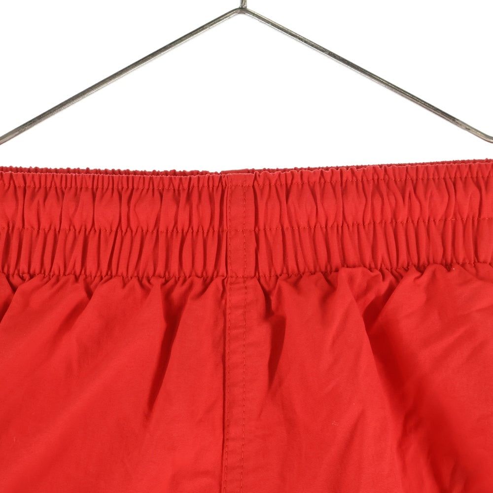 adidas(アディダス) フロントロゴデザイン サイドライン ドローストリング ハーフパンツ レッド GN3526