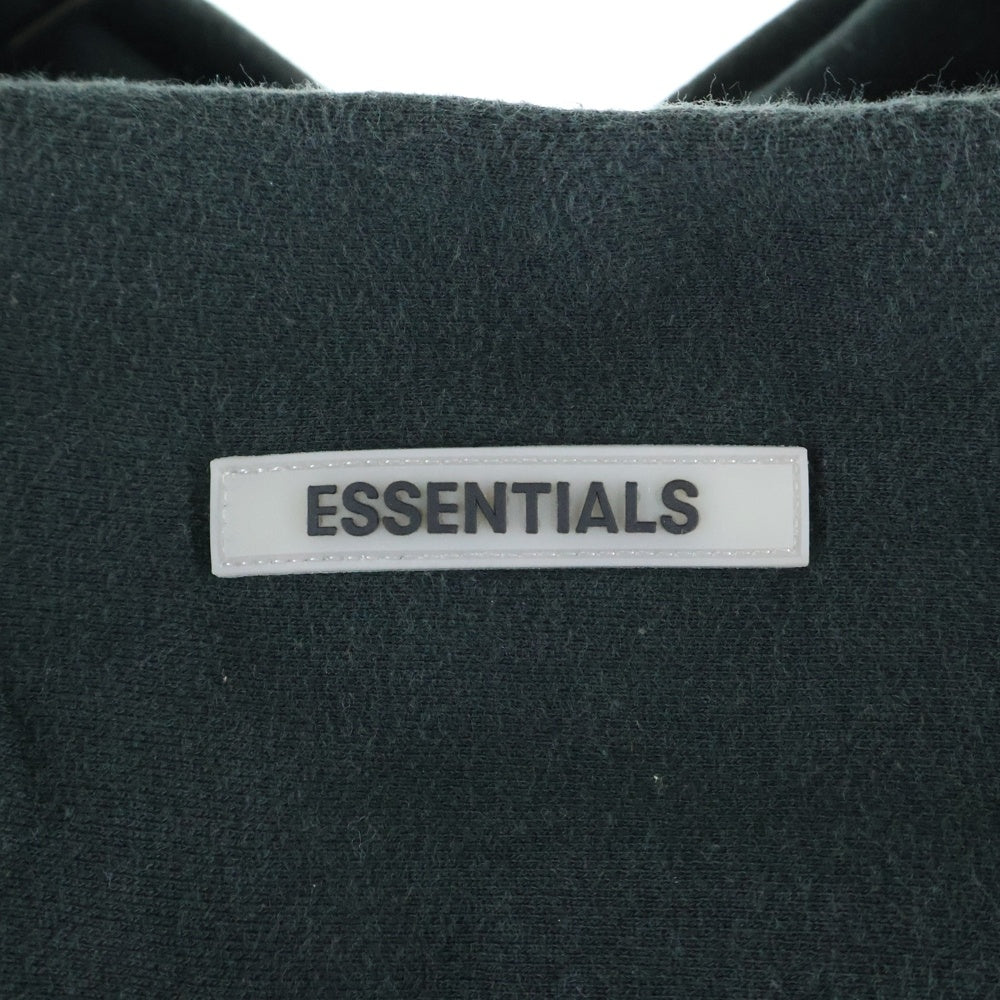ESSENTIALS FEAR OF GOD(エッセンシャル フィアオブゴッド) バックロゴデザイン カンガルーポケット フーデッド スウェット パーカー ブラック