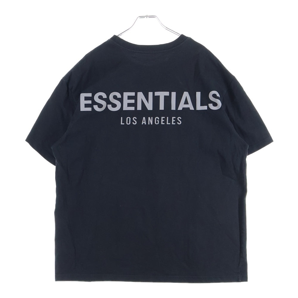 ESSENTIALS FEAR OF GOD(エッセンシャル フィアオブゴッド) バックロゴデザイン クルーネック カットソー 半袖Tシャツ ブラック