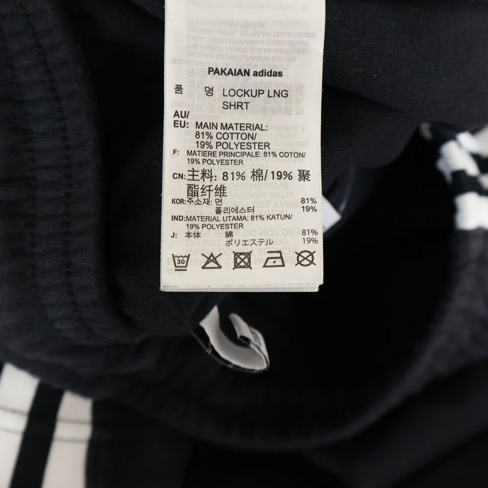 adidas(アディダス) サイドロゴデザイン サイドライン マルチポケット ドローストリング ハーフパンツ ブラック FM9878