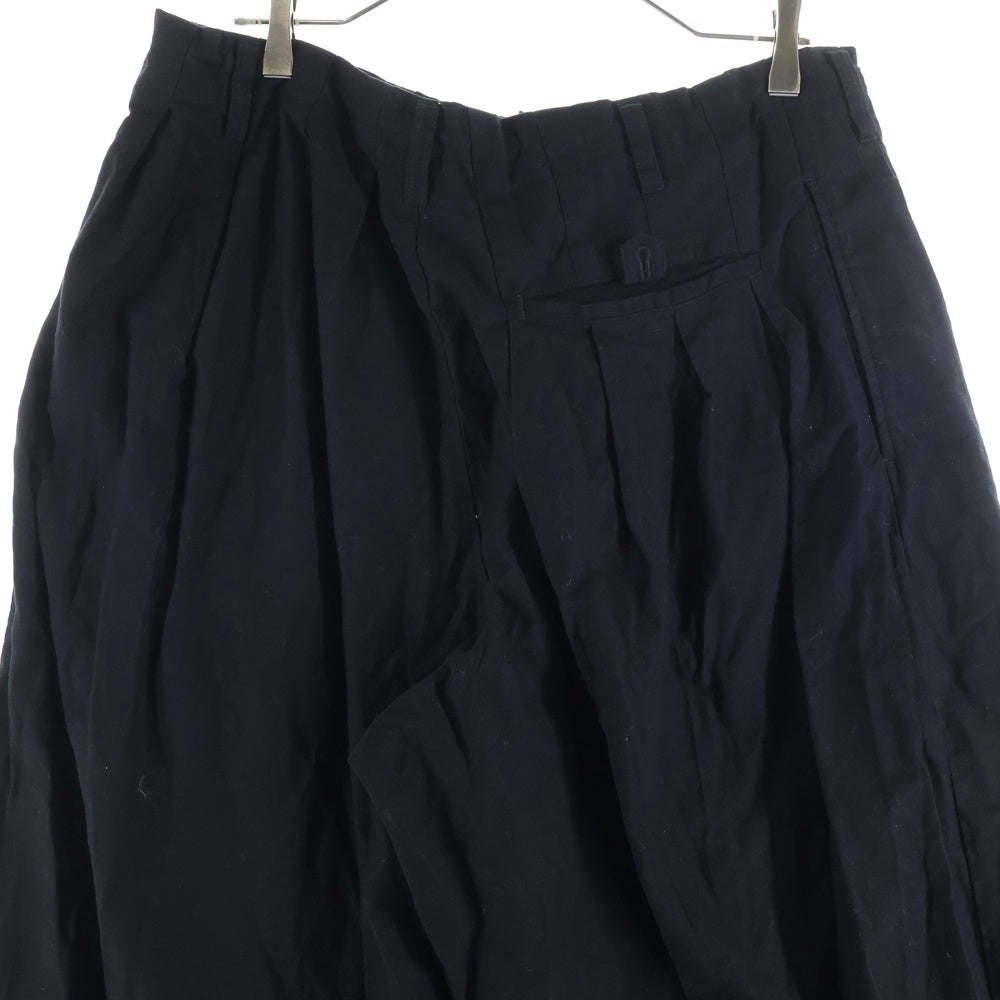 s'yte(サイト) コットンバルーンサルエルパンツ ブラック UY-P10-002