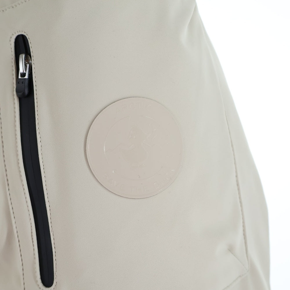 SAVE THE DUCK(セーブダック) HIRAM ジップアップ パファー ジャケット アイボリー P30810M