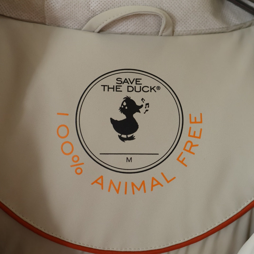 SAVE THE DUCK(セーブダック) HIRAM ジップアップ パファー ジャケット アイボリー P30810M