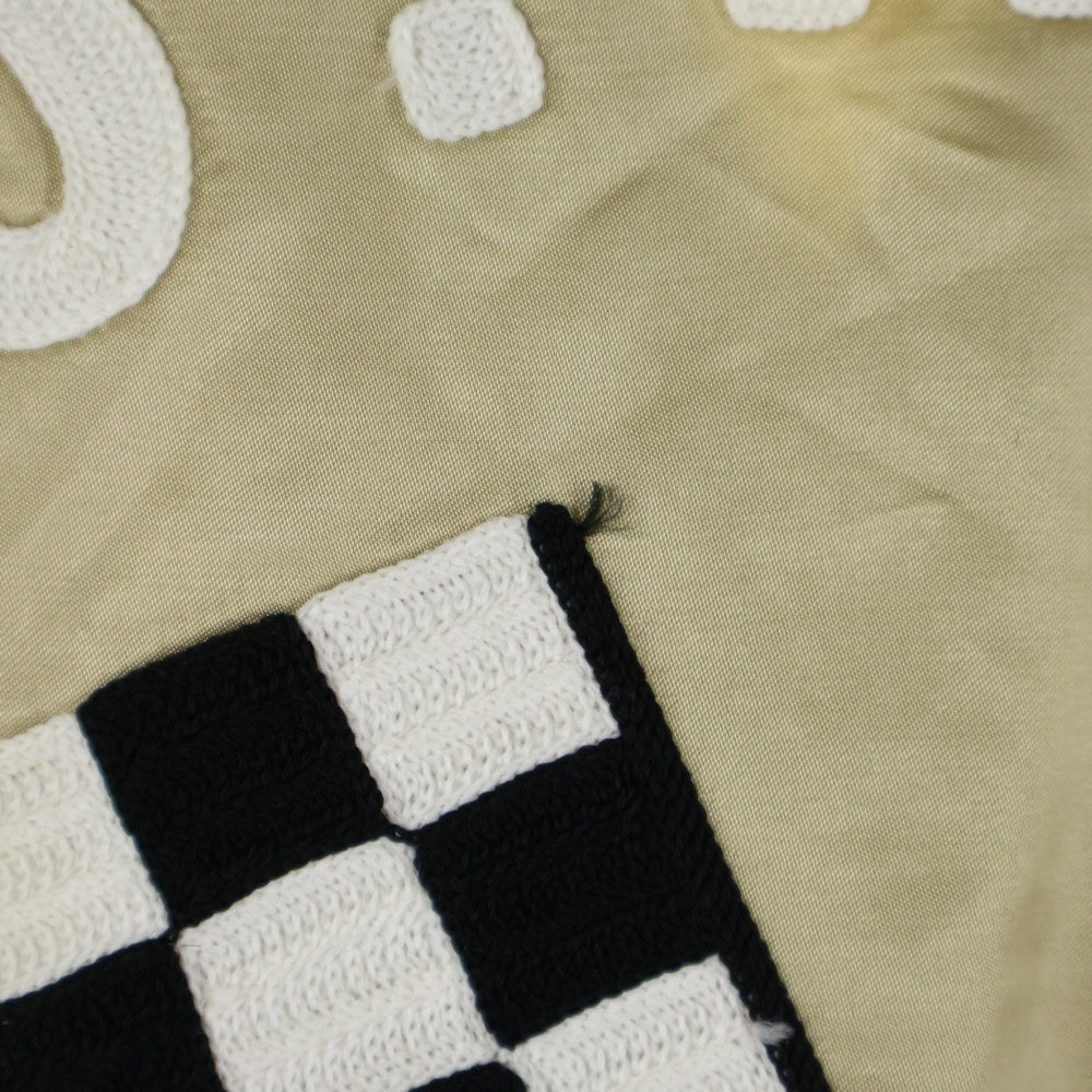 A BATHING APE(アベイシングエイプ) 10AW ×NEIGHBORHOOD ネイバーフッド バック刺繍 半袖オープンカラー ボーリングシャツ ゴールド