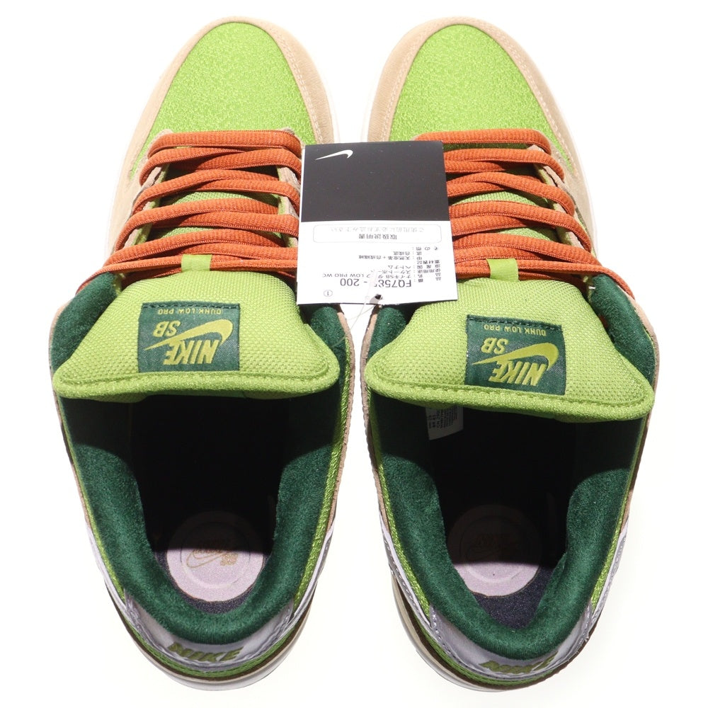 NIKE SB(ナイキエスビー) DUNK LOW PRO ESCARGOT SESAME AND PEAR ダンク エスカルゴ セサミアンドペア ローカットスニーカー グリーン/ベージュ US11/29cm FQ7585-200
