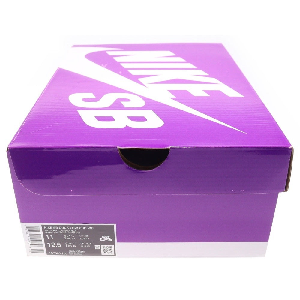 NIKE SB(ナイキエスビー) DUNK LOW PRO ESCARGOT SESAME AND PEAR ダンク エスカルゴ セサミアンドペア ローカットスニーカー グリーン/ベージュ US11/29cm FQ7585-200