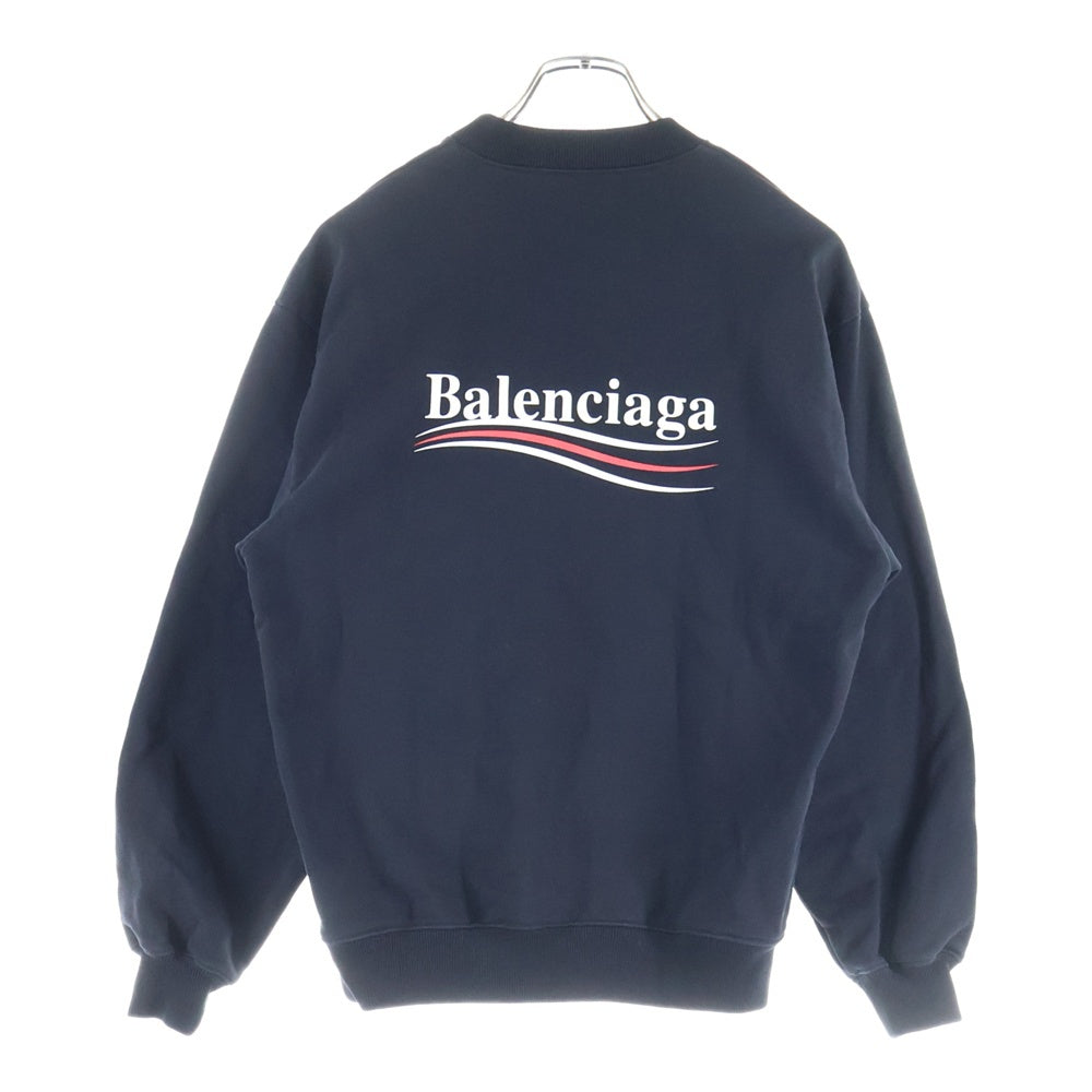 BALENCIAGA(バレンシアガ) Campaign Logo Sweatshirt キャンペーン ロゴ スウェットシャツ トレーナー ブラック 556147