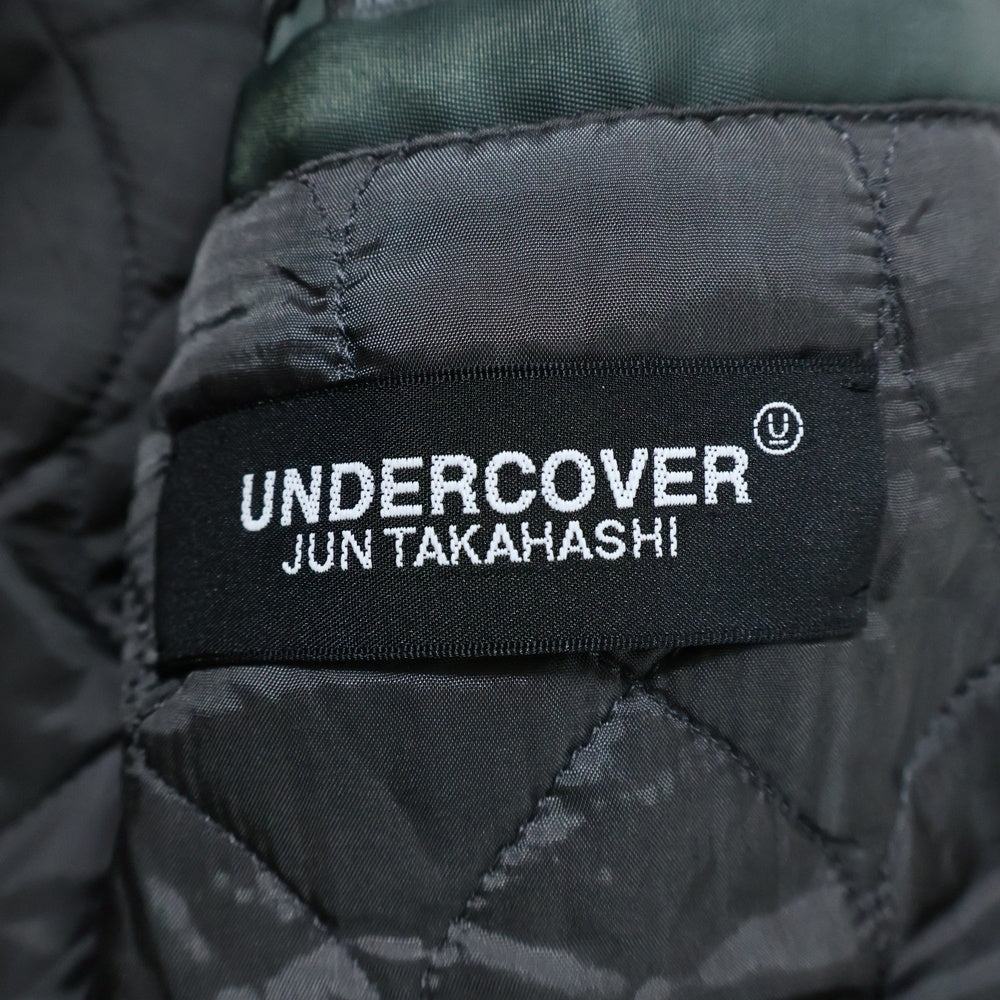 UNDERCOVER(アンダーカバー) 21AW INSOMNIA MARKUS AKESSON パネルアートプリント Peツイル モッズコート カーキ UC2A4306