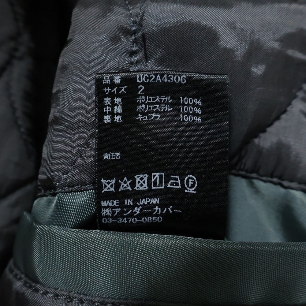 UNDERCOVER(アンダーカバー) 21AW INSOMNIA MARKUS AKESSON パネルアートプリント Peツイル モッズコート カーキ UC2A4306