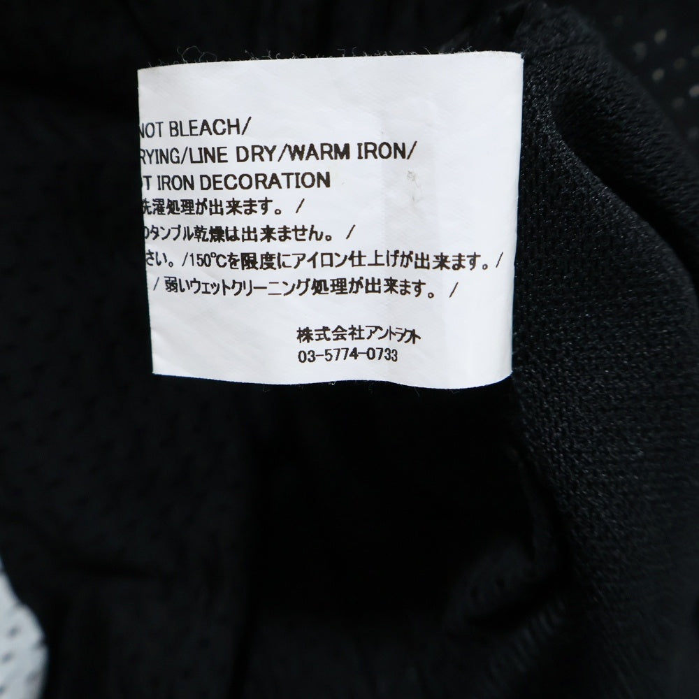 READY MADE(レディメイド) GAME SHIRT メッシュゲームシャツ 半袖Tシャツ カットソー ブラック RE-CO-BK-00-00-232