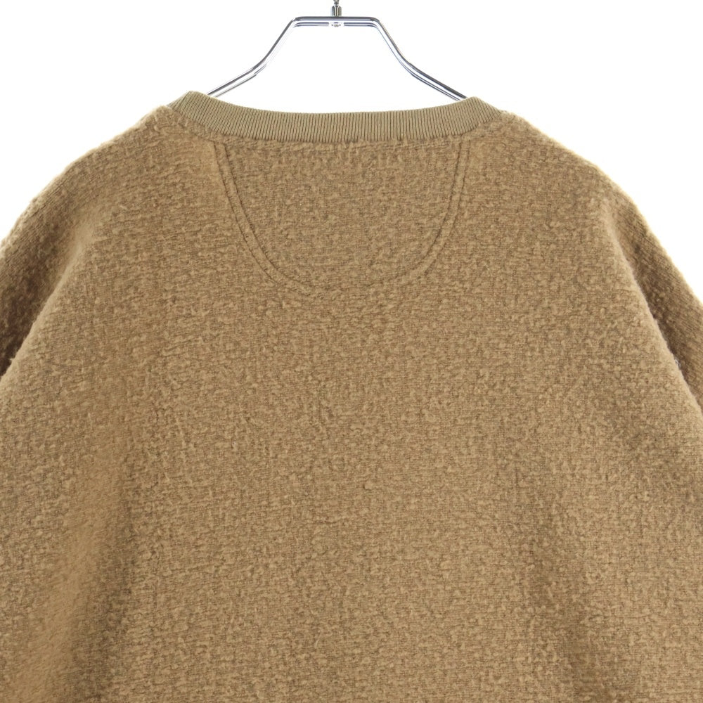 White Mountaineering(ホワイトマウンテニアリング) 20AW TRIPLE LAYER LONG SLEEVES T-SHIRT 異素材 トリプルレイヤード ロングスリーブカットソー 長袖Tシャツ ブラウン WM2073521