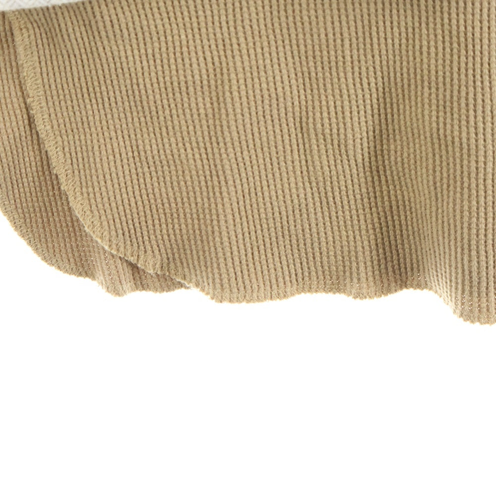 White Mountaineering(ホワイトマウンテニアリング) 20AW TRIPLE LAYER LONG SLEEVES T-SHIRT 異素材 トリプルレイヤード ロングスリーブカットソー 長袖Tシャツ ブラウン WM2073521