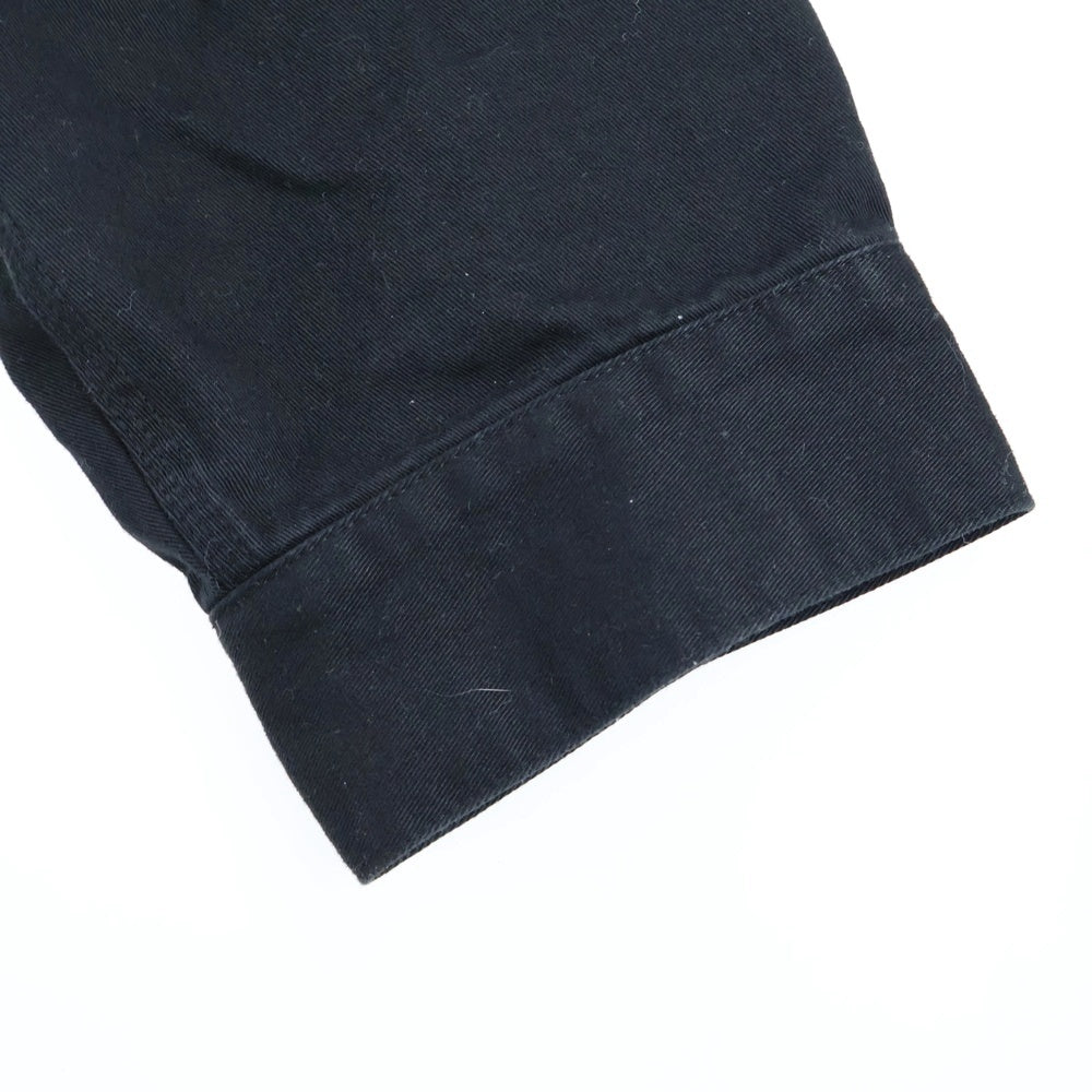 cvtvlist(カタリスト) TWILL TRUCKER JACKET 両面プリント コットンツイル トラッカージャケット ブラック 2201010101