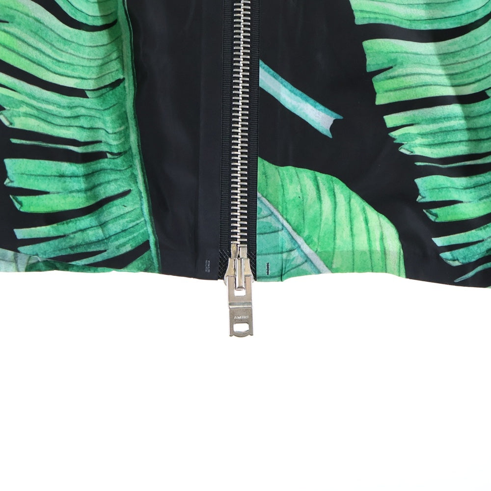 AMIRI(アミリ) BANANA LEAF HOODED JACKET バナナリーフプリント フーデッドジャケット グリーン/ブラック