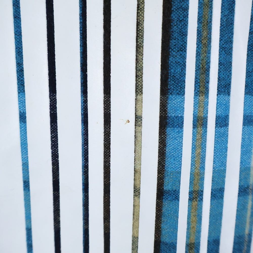 VTMNTS(ブイティーエムエヌティーエス) 22SS CHECK SHIRTS DOWN JACKET 両面プリント チェック柄 シャツダウンジャケット ブルー VL12SH200N