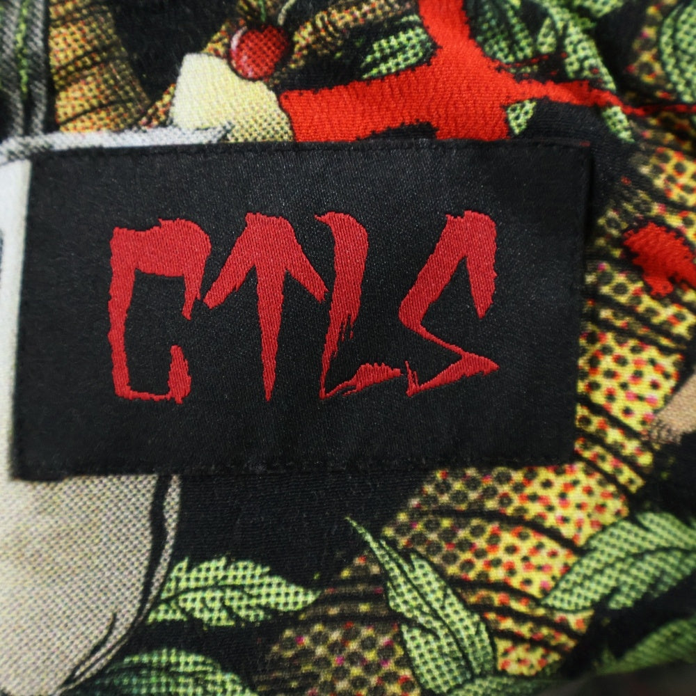 cvtvlist(カタリスト) 22SS DRUNK ALOHA SHIRTS 総柄プリント レーヨン ドランク 半袖アロハシャツ グリーン/レッド 2201060201