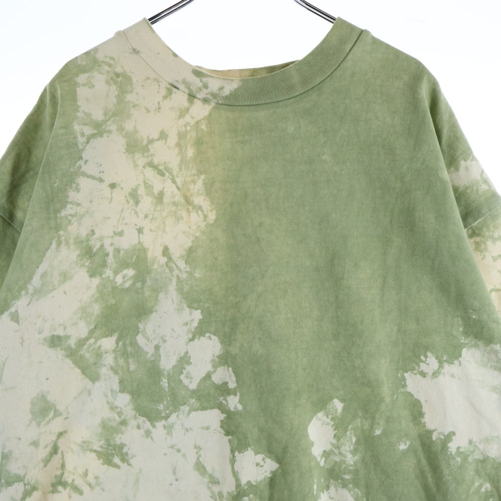 cvtvlist(カタリスト) CRY BITCH TEE クライビッチ バックプリント タイダイ クルーネック 半袖Tシャツ カットソー グリーン