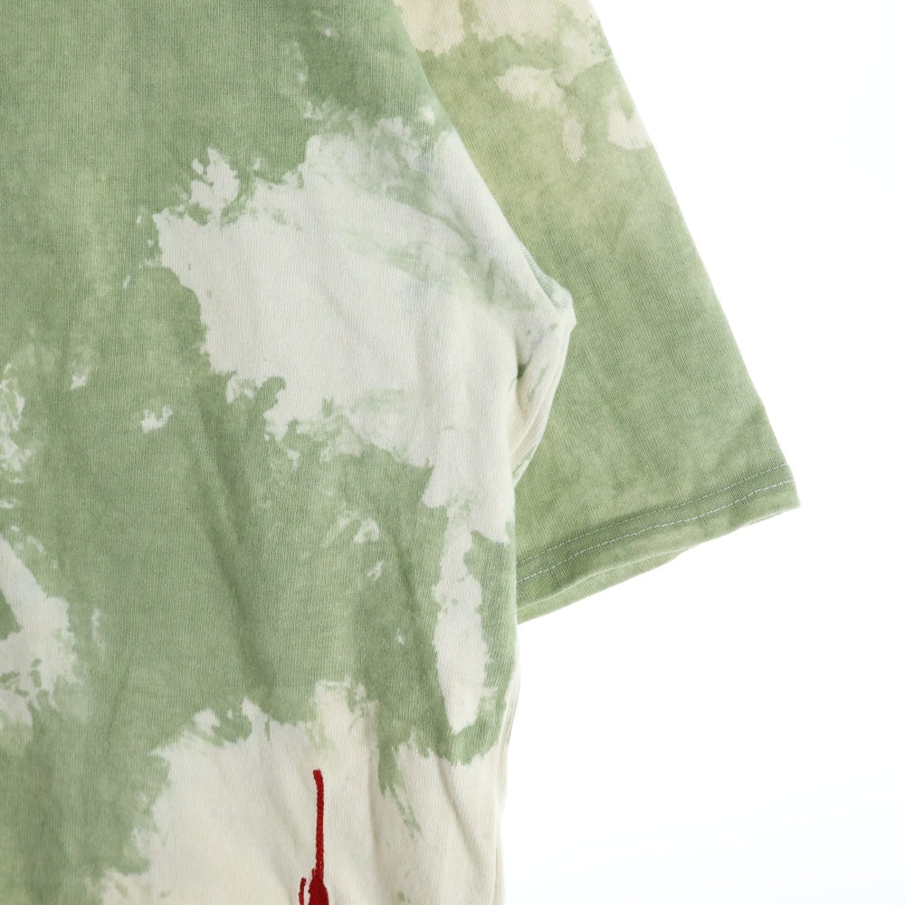 cvtvlist(カタリスト) CRY BITCH TEE クライビッチ バックプリント タイダイ クルーネック 半袖Tシャツ カットソー グリーン