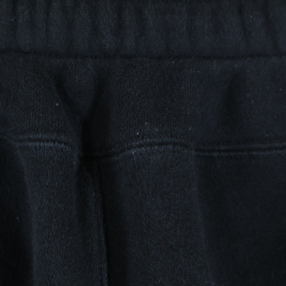 cvtvlist(カタリスト) CTLS SHORT ロゴ刺繍 ダメージポケット スウェットショーツ ハーフパンツ ブラック/レッド