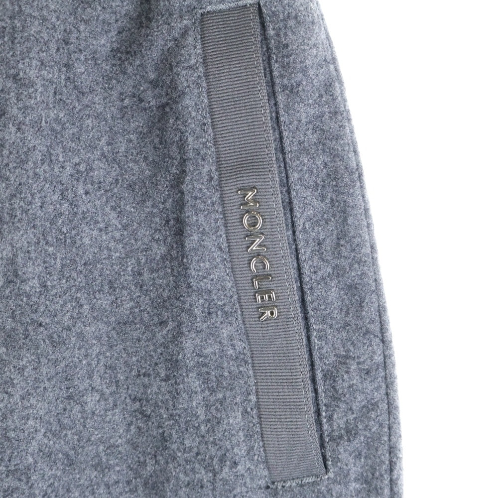 MONCLER(モンクレール) 21AW PANTALONE ロゴモチーフ ウール イージーパンツ グレー G20912A00015 54233