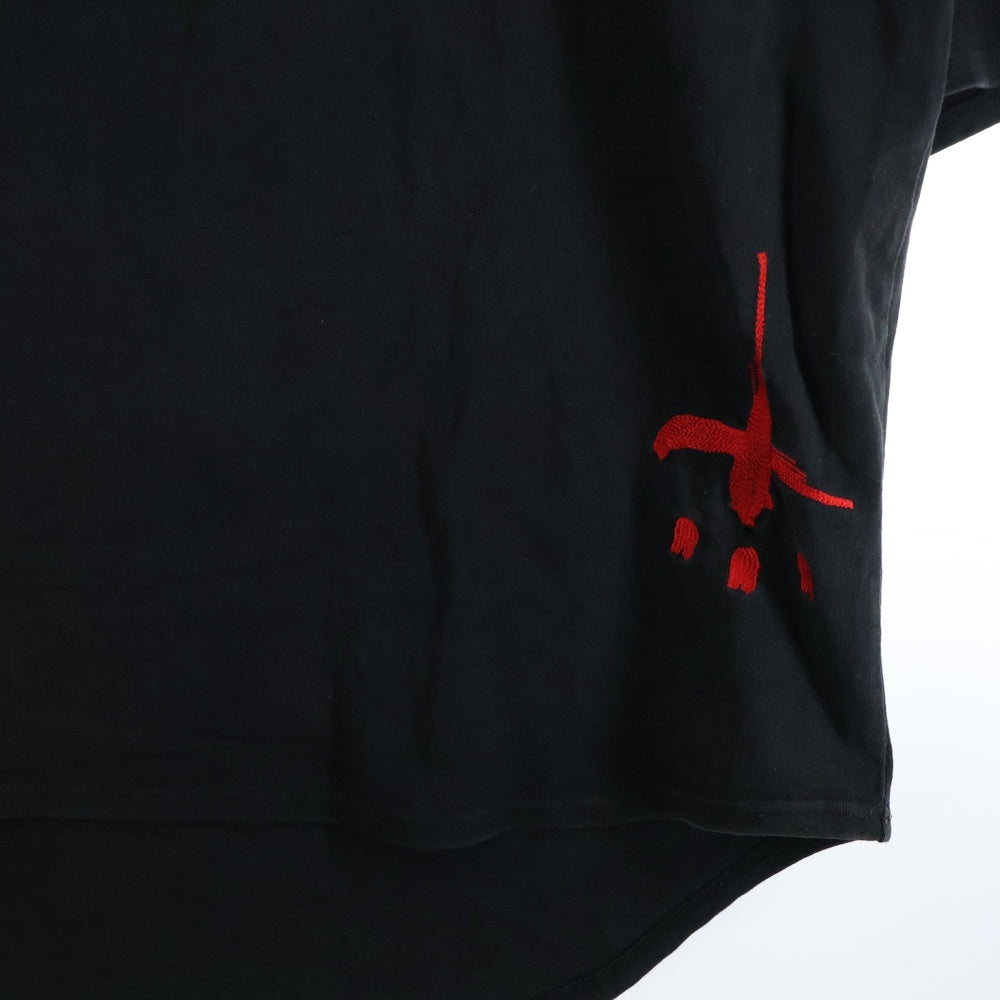 cvtvlist(カタリスト) CRY BITCH TEE クライビッチ バックプリント クルーネック 半袖Tシャツ カットソー ブラック