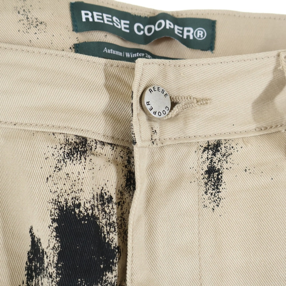 NO BRAND(ノーブランド) REESE COOPER リースクーパー COTTON CANVAS CARGO PANTS USA製 コットンキャンバス カーゴパンツ ブラウン