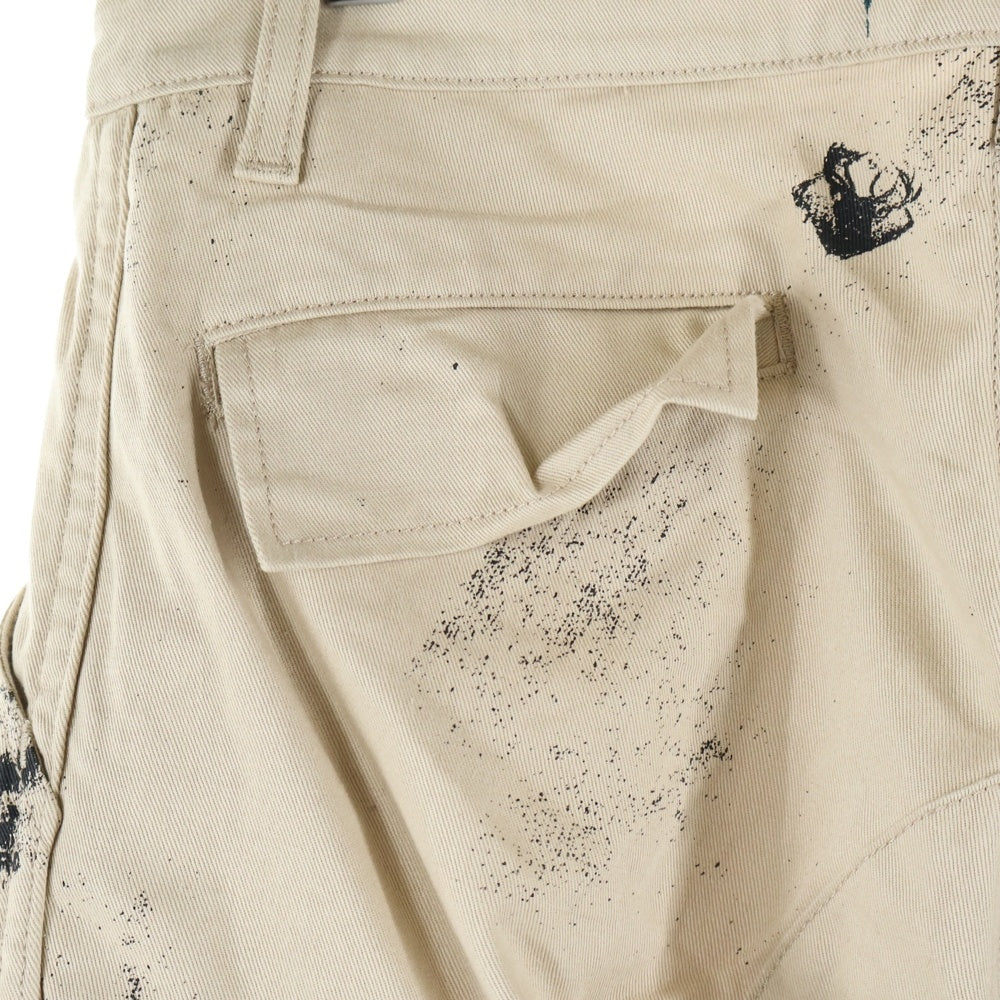 NO BRAND(ノーブランド) REESE COOPER リースクーパー COTTON CANVAS CARGO PANTS USA製 コットンキャンバス カーゴパンツ ブラウン