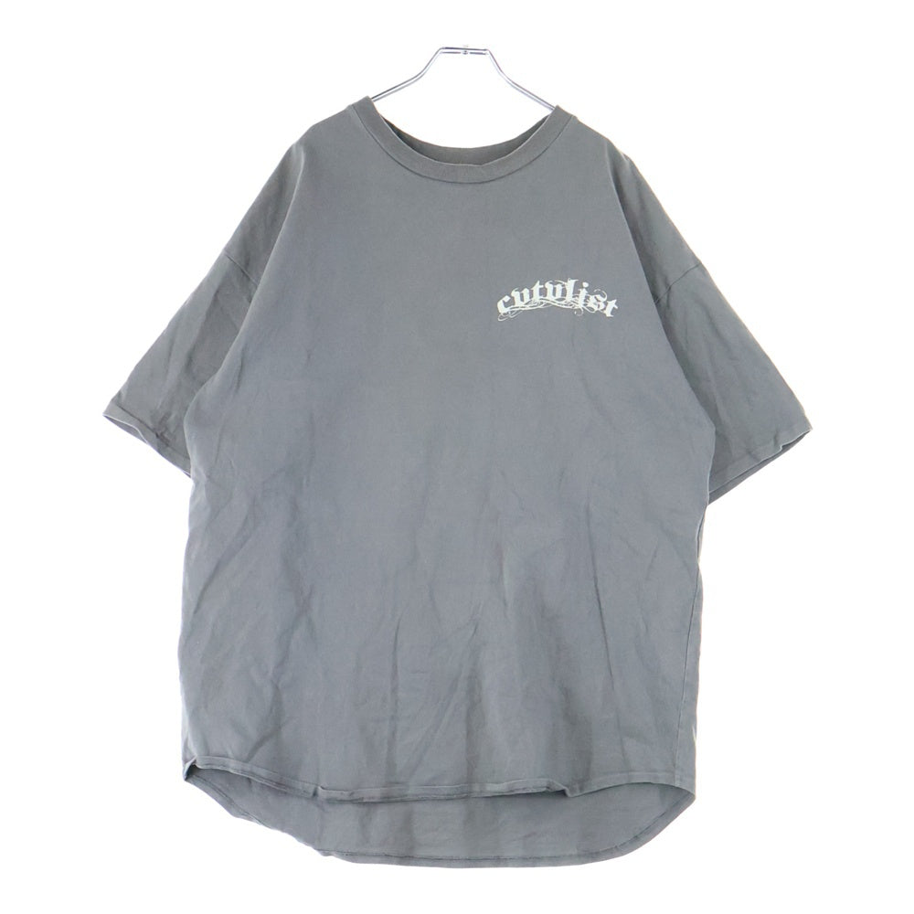 cvtvlist(カタリスト) CREW BASIC TEE 両面プリント クルーネック 半袖Tシャツ カットソー グレー 2101090307