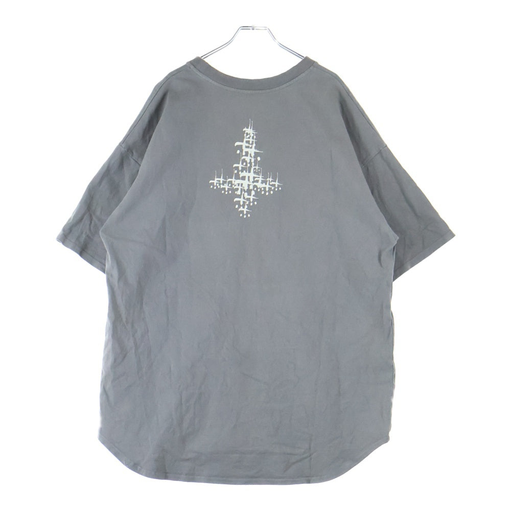 cvtvlist(カタリスト) CREW BASIC TEE 両面プリント クルーネック 半袖Tシャツ カットソー グレー 2101090307