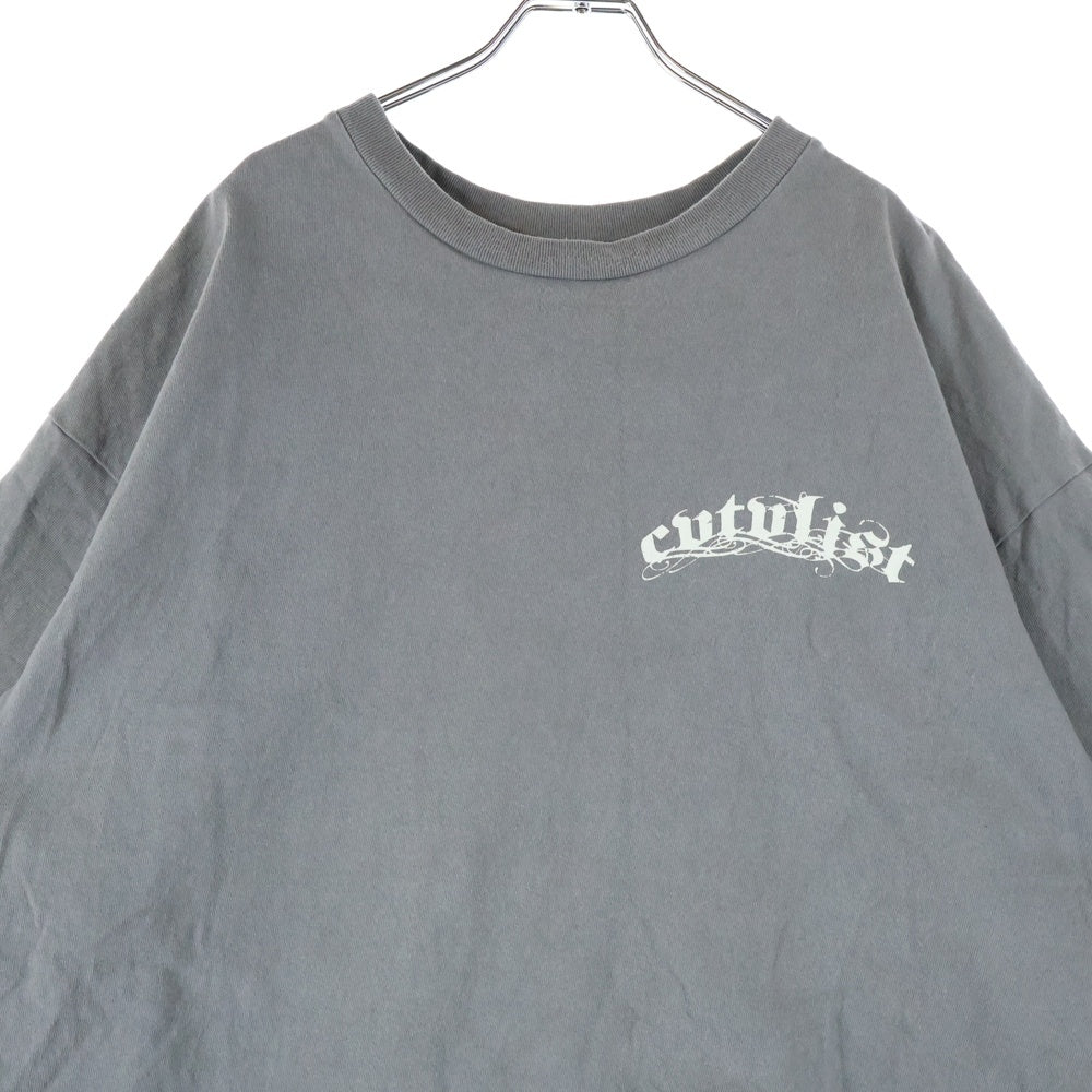 cvtvlist(カタリスト) CREW BASIC TEE 両面プリント クルーネック 半袖Tシャツ カットソー グレー 2101090307