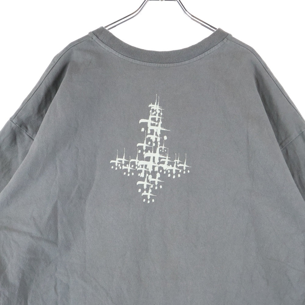 cvtvlist(カタリスト) CREW BASIC TEE 両面プリント クルーネック 半袖Tシャツ カットソー グレー 2101090307