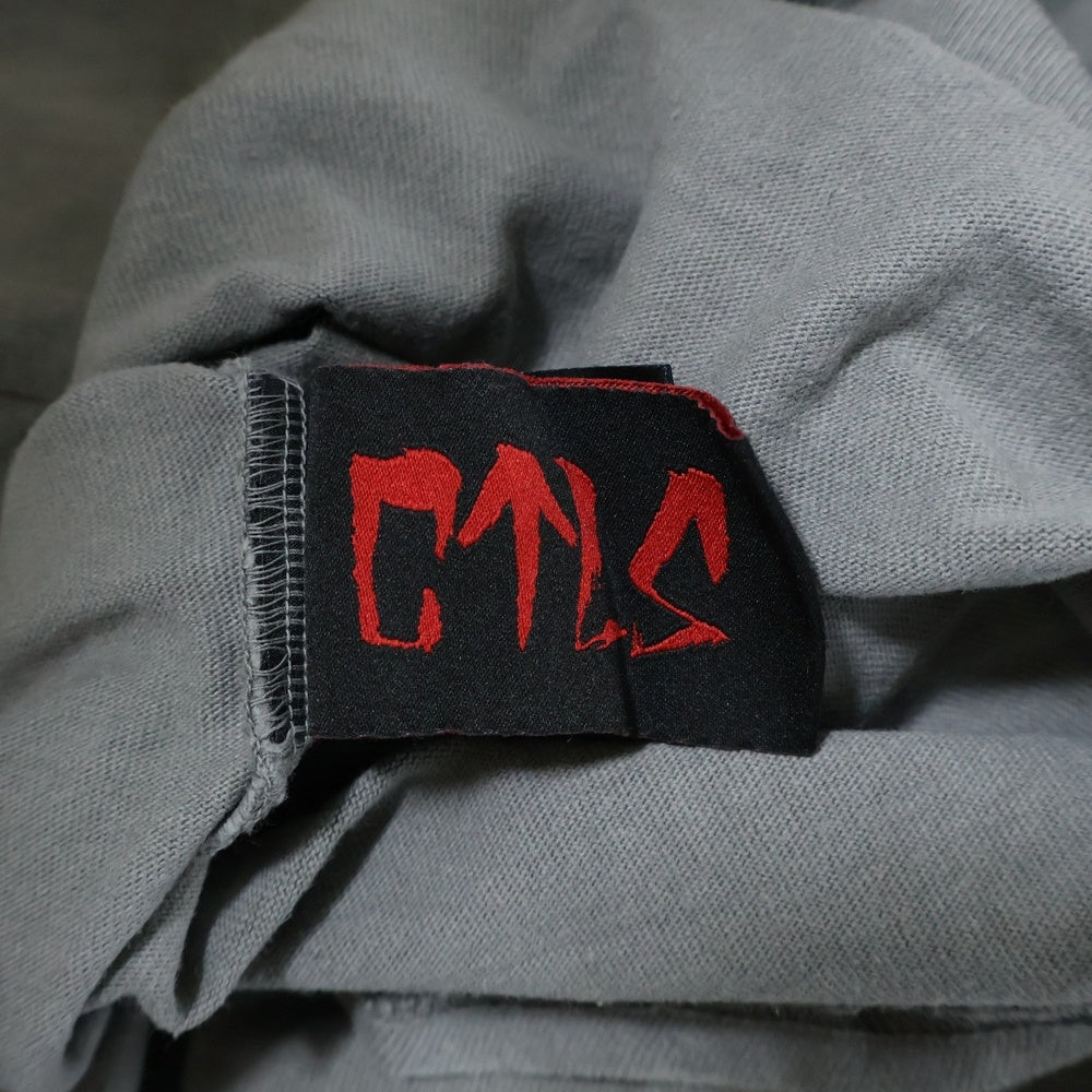 cvtvlist(カタリスト) CREW BASIC TEE 両面プリント クルーネック 半袖Tシャツ カットソー グレー 2101090307