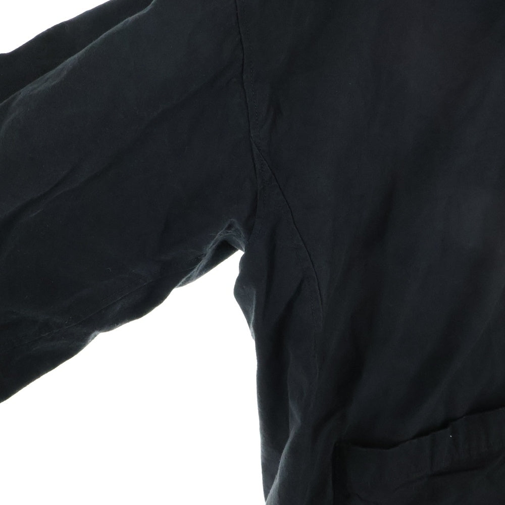 cvtvlist(カタリスト) 21AW VINTAGE ARMY TENT SHIRT ヴィンテージ アーミー テント スナップボタン シャツジャケット ブラック 21FW0203T