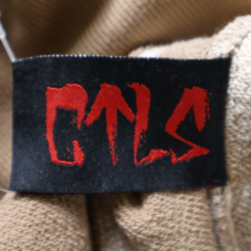 cvtvlist(カタリスト) CRY BITCH HOODIE クライビッチ 両面プリント タイダイ スウェット ノースリーブパーカー ブラウン/ピンク