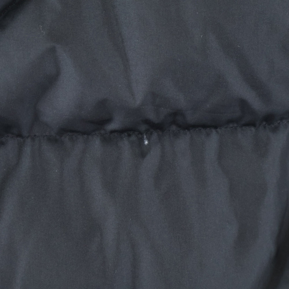 KHRISJOY(クリスジョイ) DOWN JACKET マルチジップデザイン バックロゴ ジップアップ ダウンジャケット ブラック