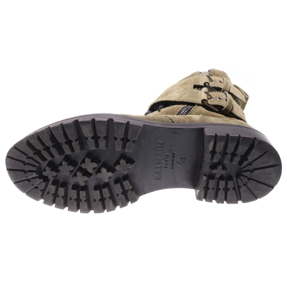 BALMAIN(バルマン) PHIL RANGER BOOT スエード フィル レンジャーブーツ グリーン