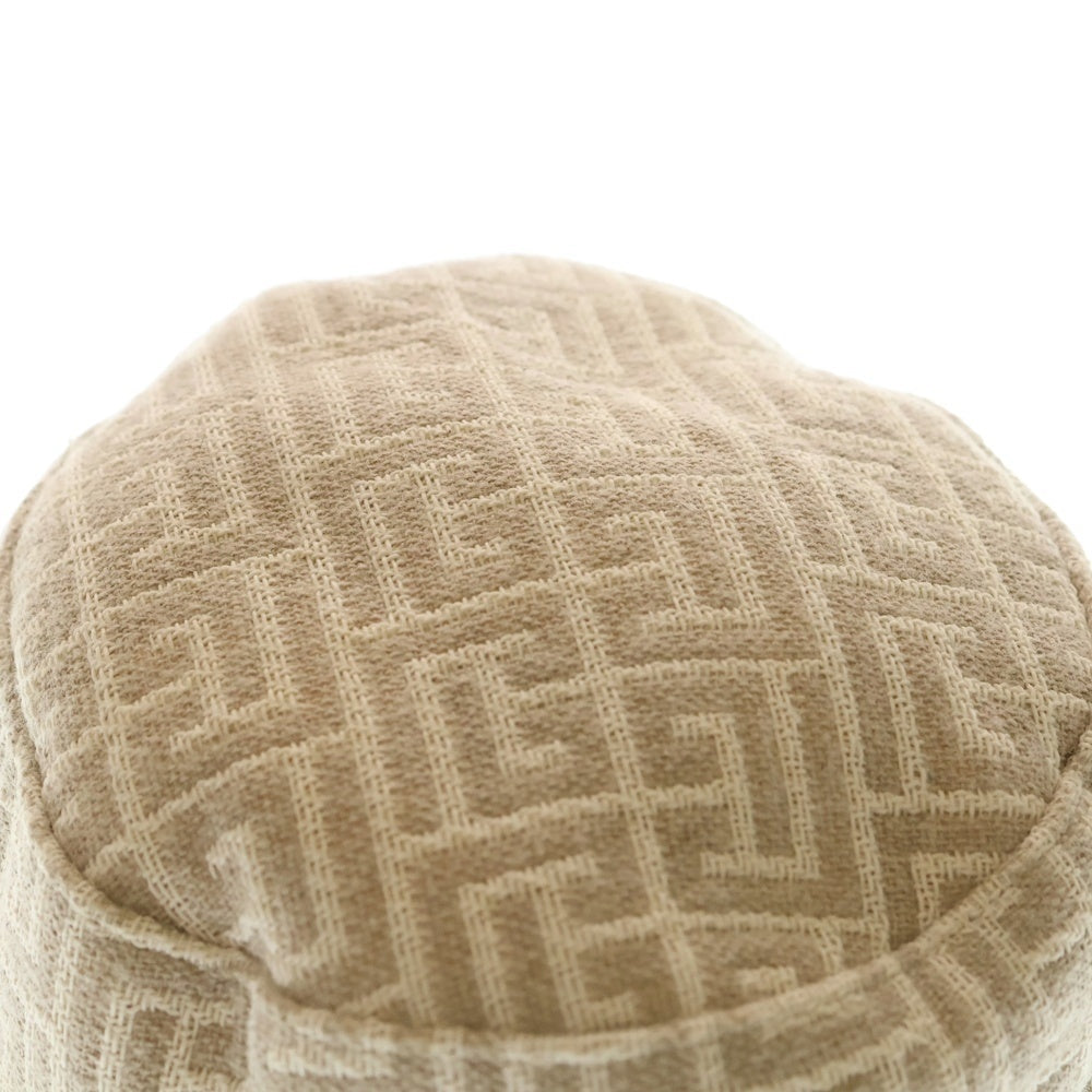 BALMAIN(バルマン) GEOMETRIC BUCKET HAT ジオメトリック ポリコットン バケットハット ベージュ