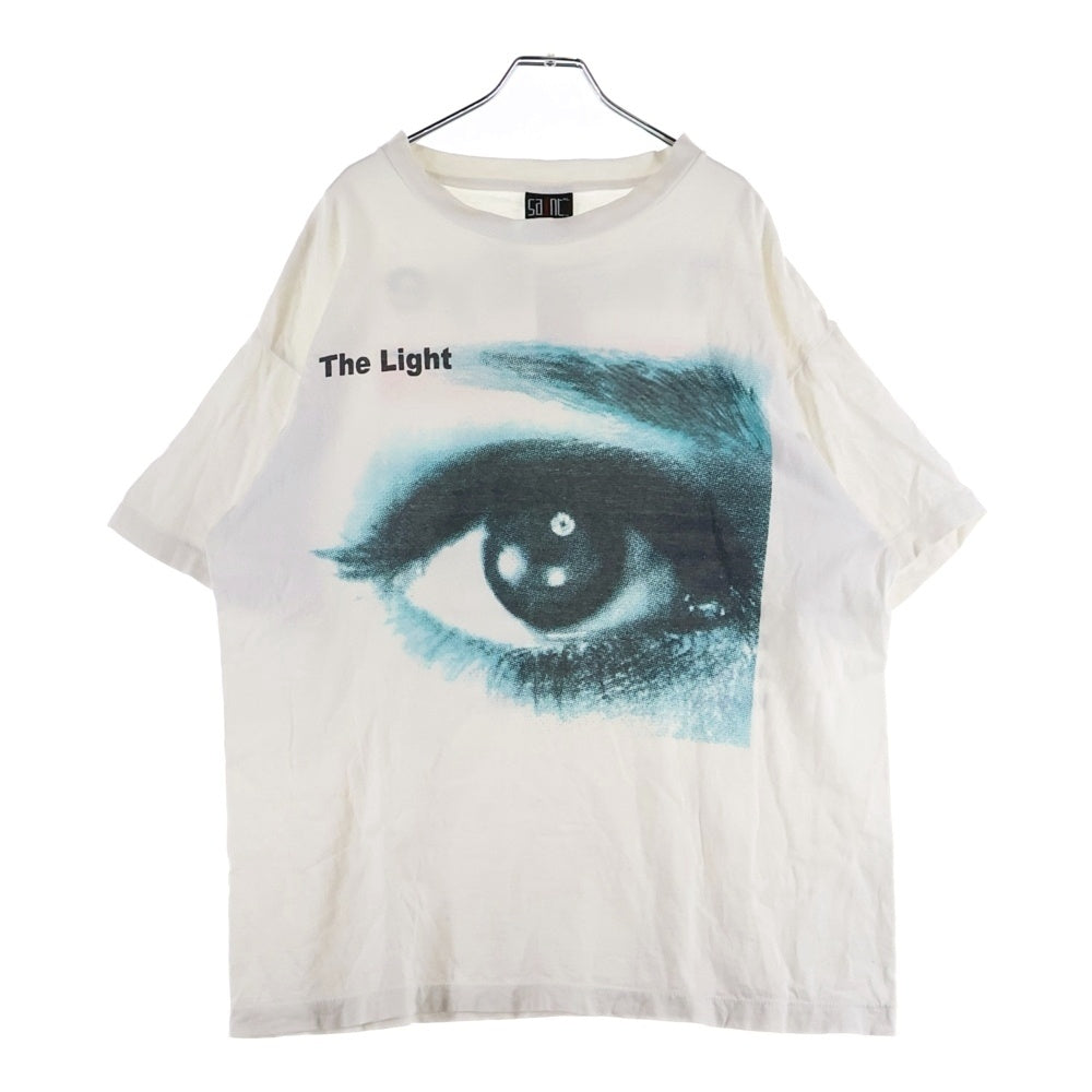 SAINT MICHAEL(セントマイケル) 21SS SS TEE EYE WHITE アイプリント クルーネック 半袖Tシャツ カットソー ホワイト SM-S21-0000-003