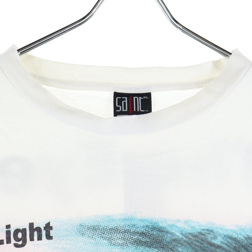 SAINT MICHAEL(セントマイケル) 21SS SS TEE EYE WHITE アイプリント クルーネック 半袖Tシャツ カットソー ホワイト SM-S21-0000-003
