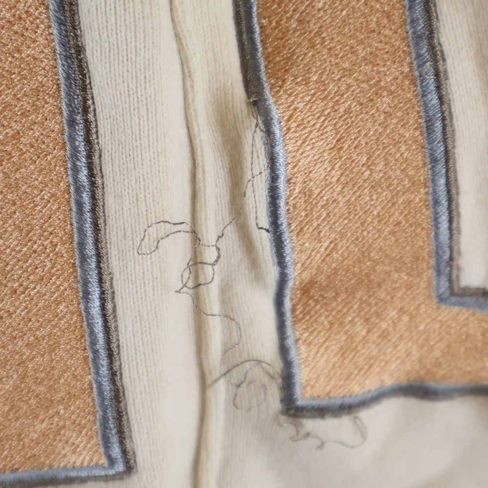 cvtvlist(カタリスト) CTLS ロゴ刺繍 ダメージポケット スウェットショーツ ハーフパンツ アイボリー