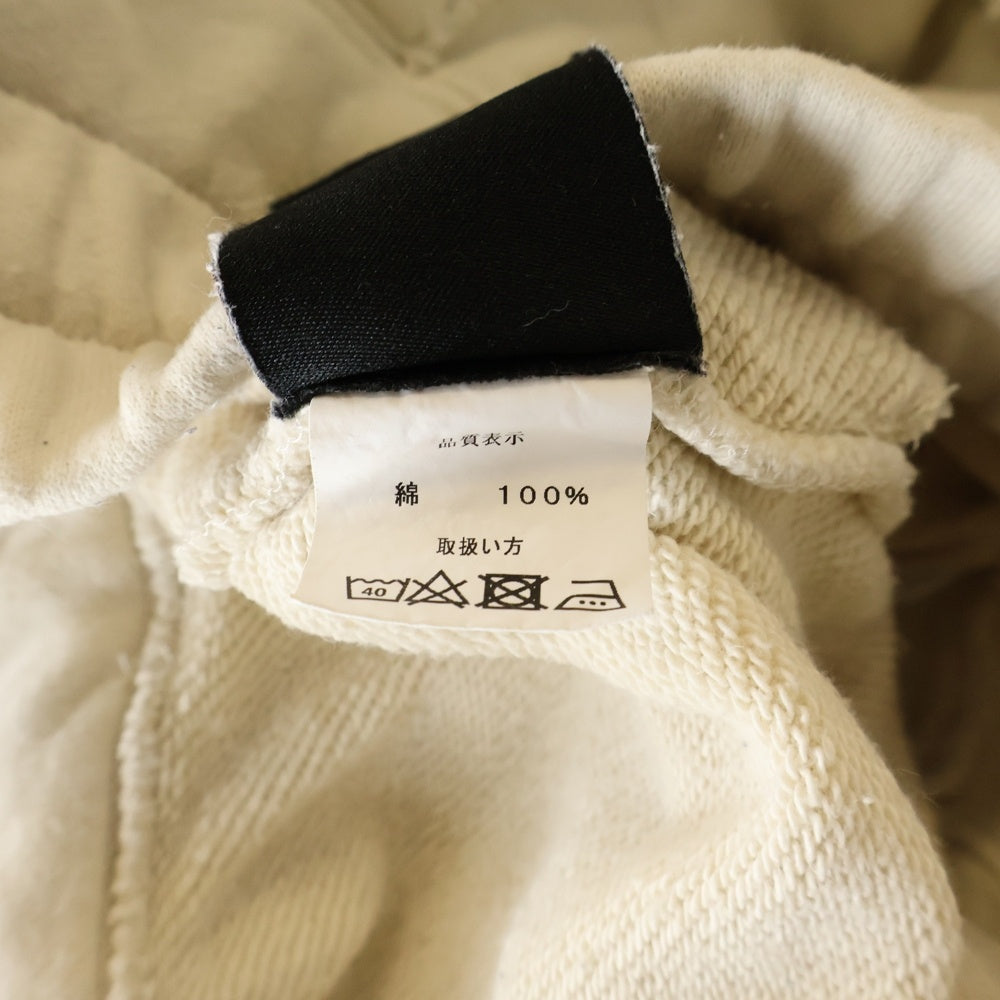 cvtvlist(カタリスト) CTLS ロゴ刺繍 ダメージポケット スウェットショーツ ハーフパンツ アイボリー