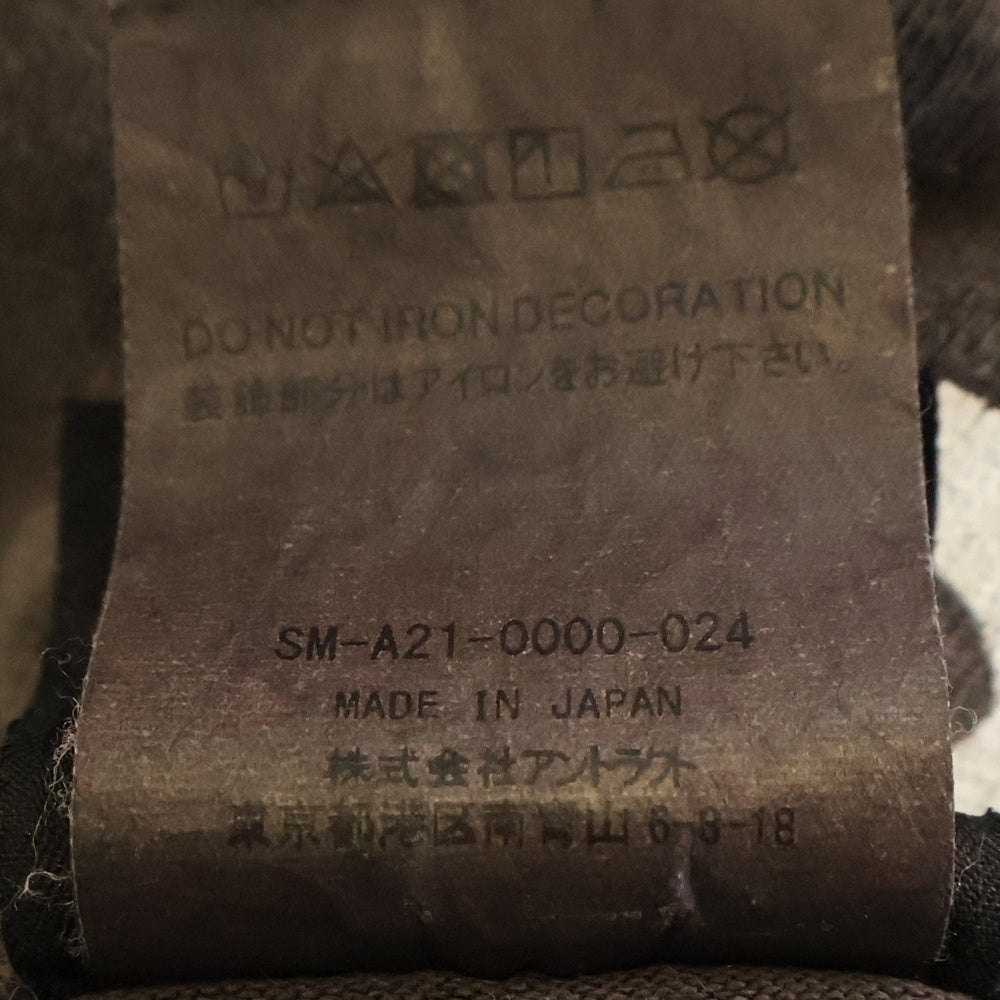 SAINT MICHAEL(セントマイケル) 21AW EYES WIH L/S TEE アイズプリント クルーネック 長袖Tシャツ カットソー ブラウン SM-A21-0000-024