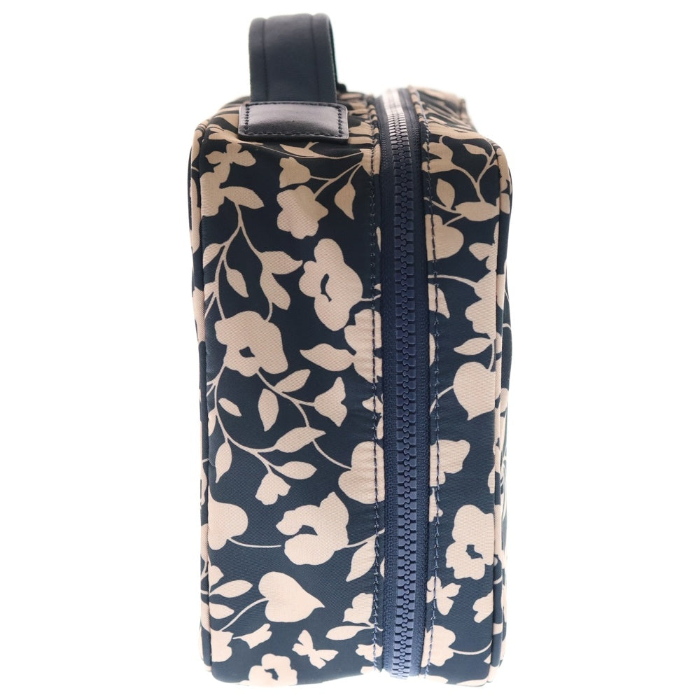 Kate Spade(ケイトスペード) 花柄 ラウンドファスナー メイクポーチ レディース ピンク/ネイビー WLRU6287