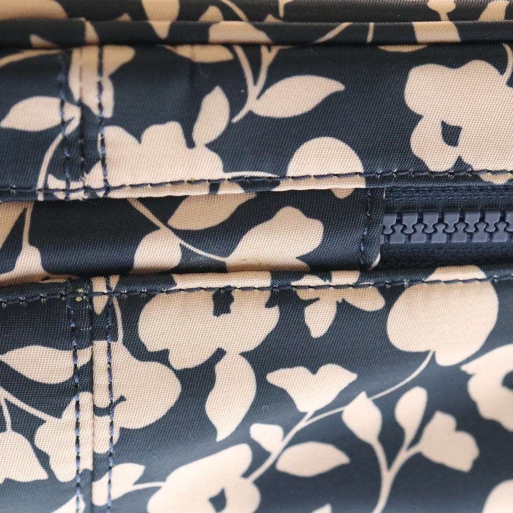 Kate Spade(ケイトスペード) 花柄 ラウンドファスナー メイクポーチ レディース ピンク/ネイビー WLRU6287